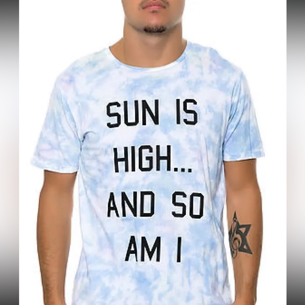 Altru Clothing The Cotton Tee Tie Dye SZ-LG-XL Weed 420 NWT